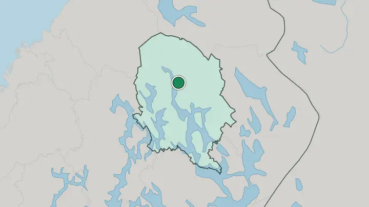 Map of Lapinlahti in Finland