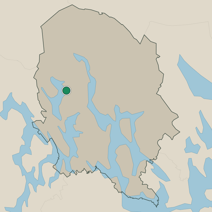 Map showing Pielavesi in Pohjois-Savo