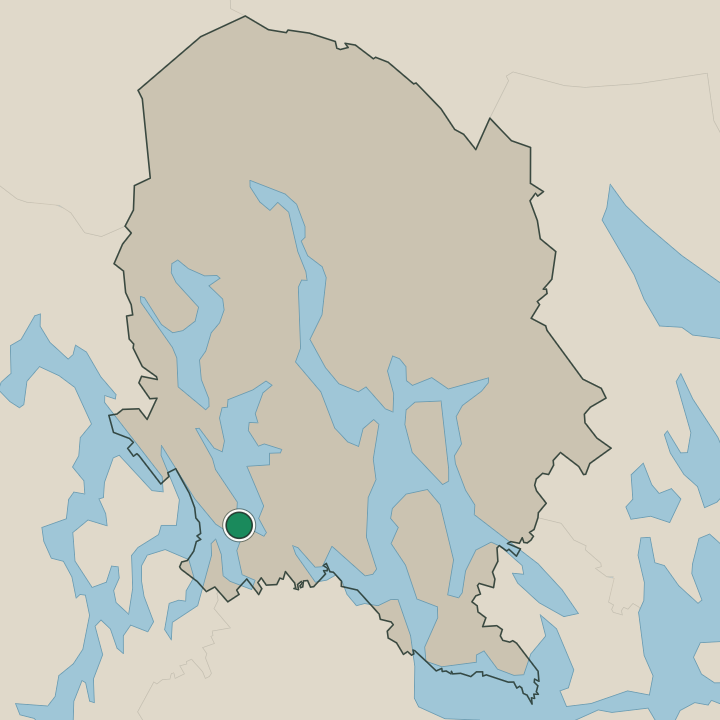 Map showing Rautalampi in Pohjois-Savo