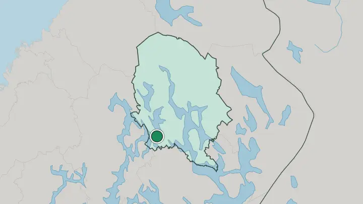 Map of Rautalampi in Finland