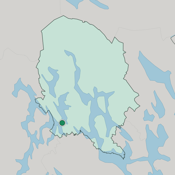 Map showing Rautalampi — In Pohjois-Savo