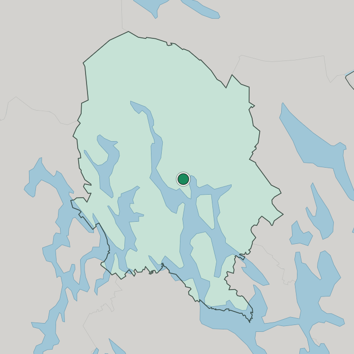 Map showing Siilinjärvi — In Pohjois-Savo