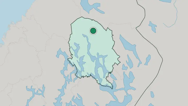Map of Sonkajärvi in Finland