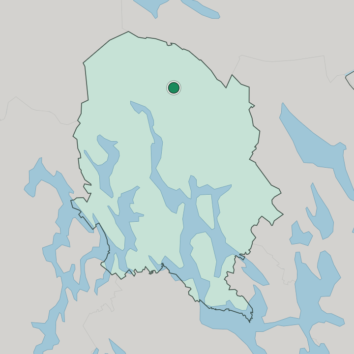 Map showing Sonkajärvi — In Pohjois-Savo