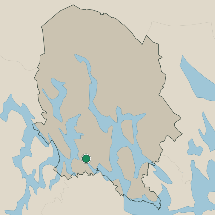 Map showing Suonenjoki in Pohjois-Savo