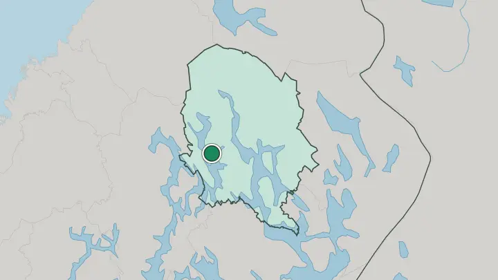 Map of Tervo in Finland