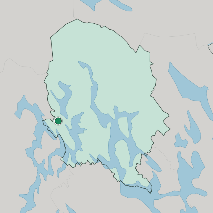 Map showing Vesanto — In Pohjois-Savo