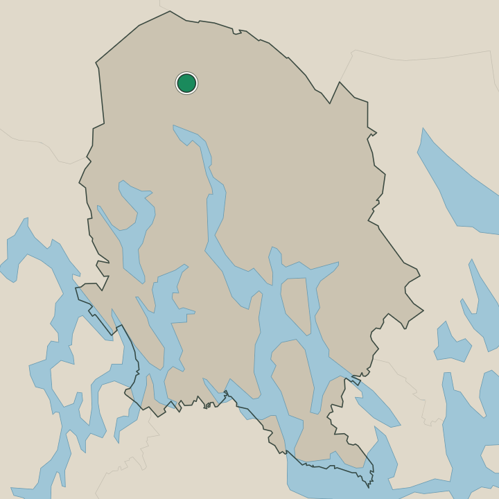 Map showing Vieremä in Pohjois-Savo
