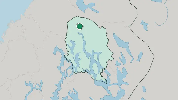 Map of Vieremä in Finland