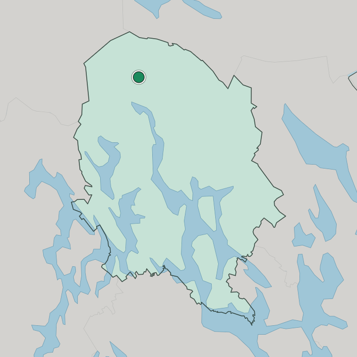 Map showing Vieremä — In Pohjois-Savo