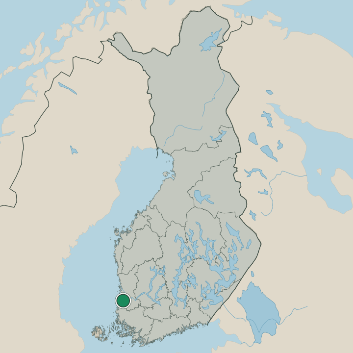 Map showing Eurajoki in Republic of Finland