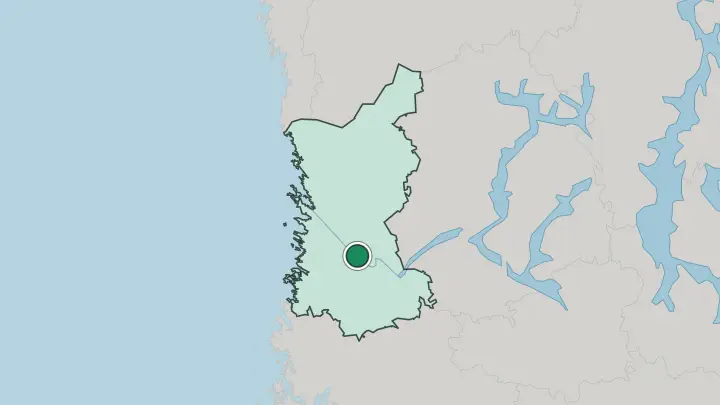 Map of Harjavalta in Finland
