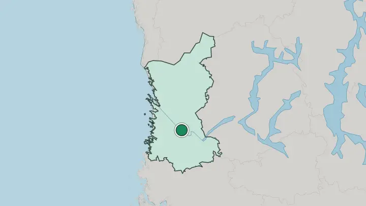 Map of Harjavalta in Finland