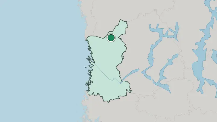 Map of Honkajoki in Finland