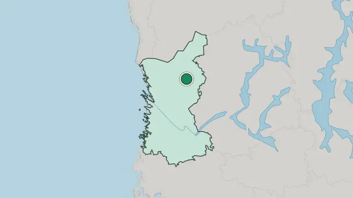 Map of Kankaanpää in Finland
