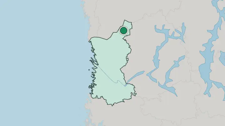 Map of Karvia in Finland