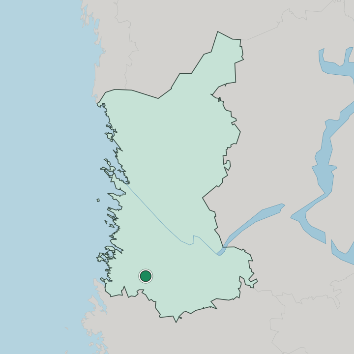 Map showing Lappi — In Satakunta