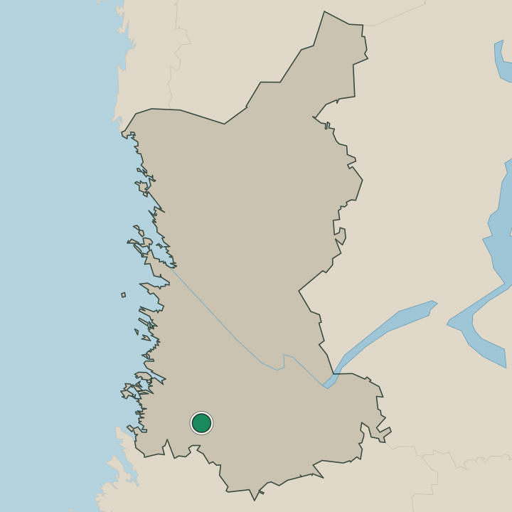 Map showing Lappi in Satakunta