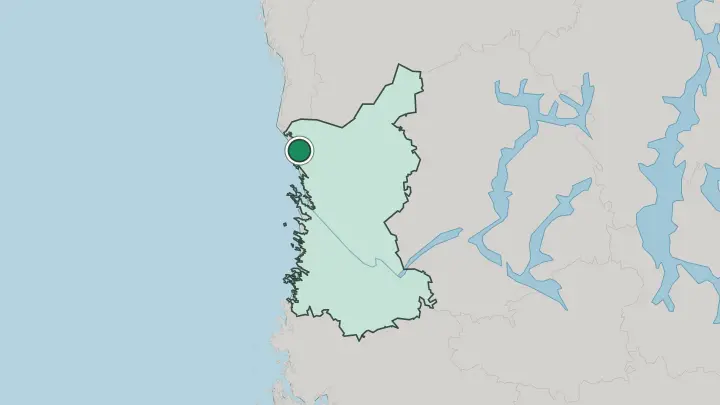 Map of Merikarvia in Finland