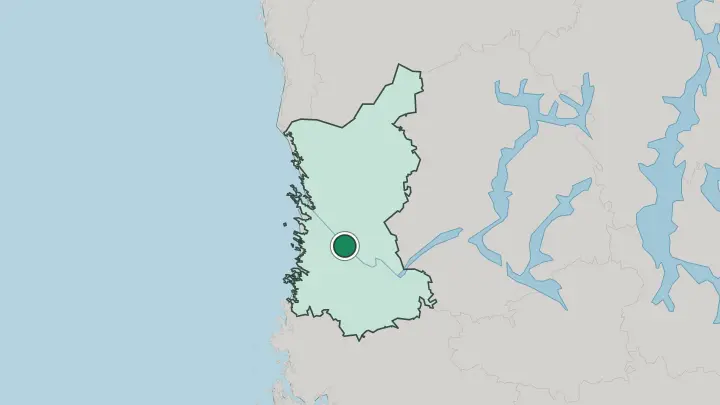 Map of Nakkila in Finland