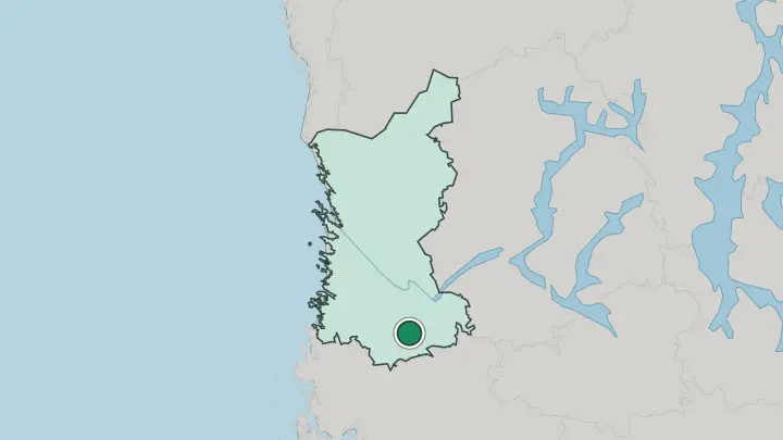 Map of Säkylä in Finland