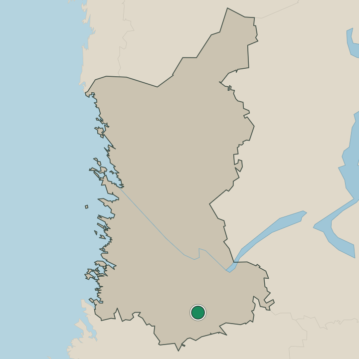 Map showing Säkylä in Satakunta