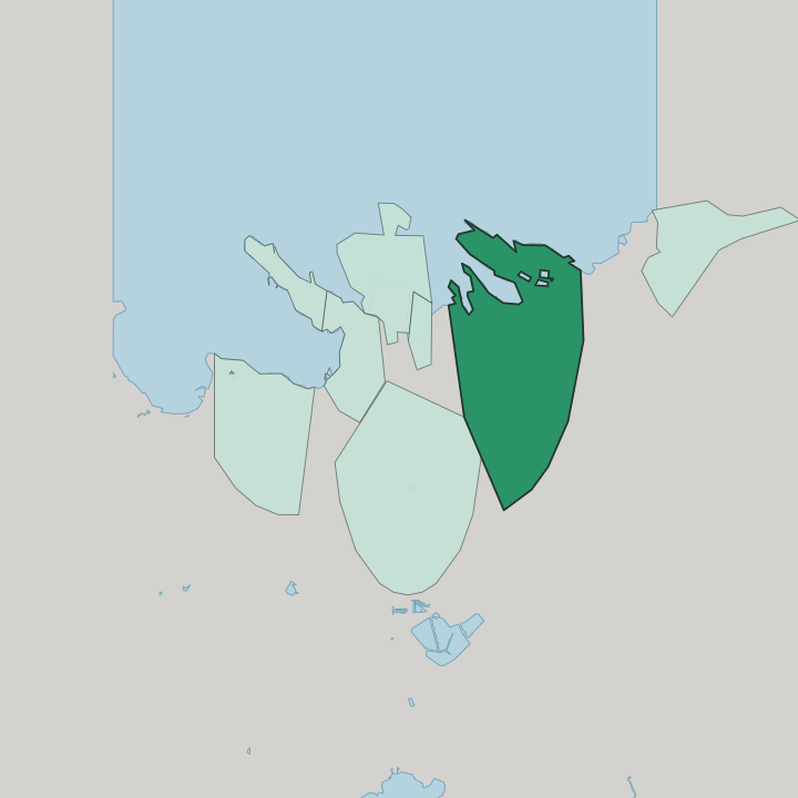 Map showing Kahilanniemi — In Lappeenranta