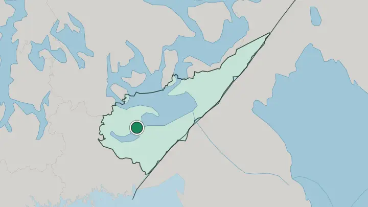 Map of Lemi in Finland