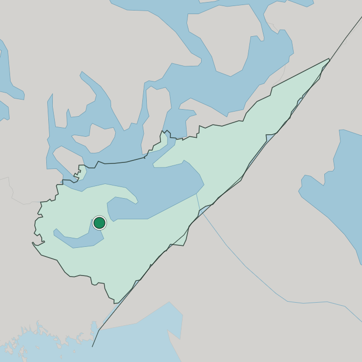 Map showing Lemi — In South Karelia Region
