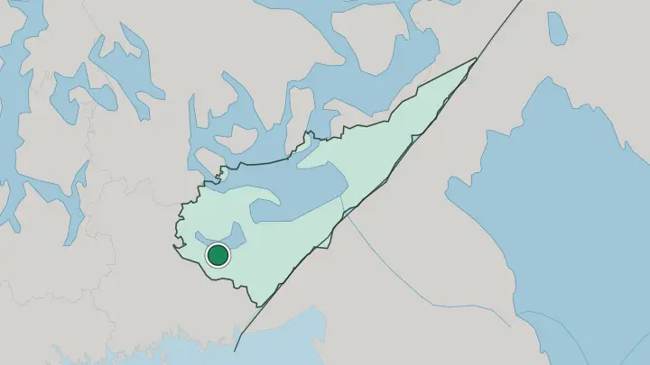 Map of Luumäki in Finland