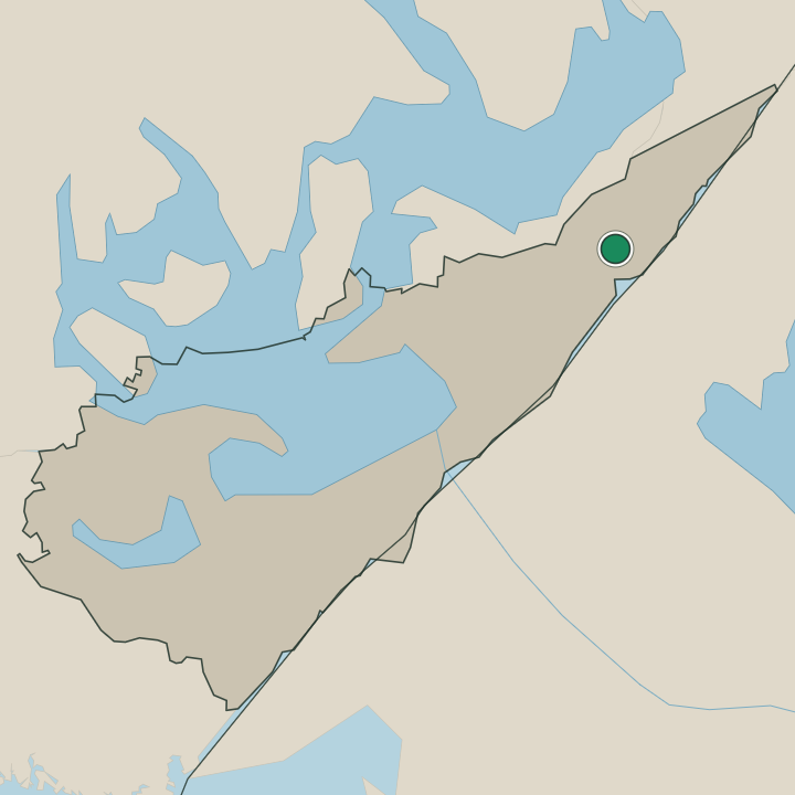 Map showing Parikkala in South Karelia Region