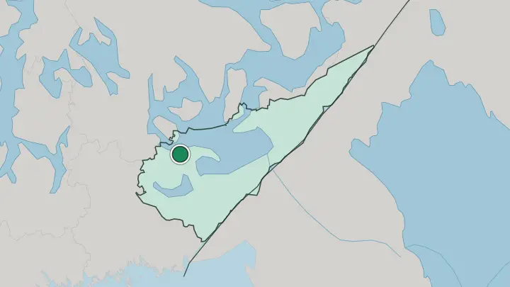 Map of Savitaipale in Finland