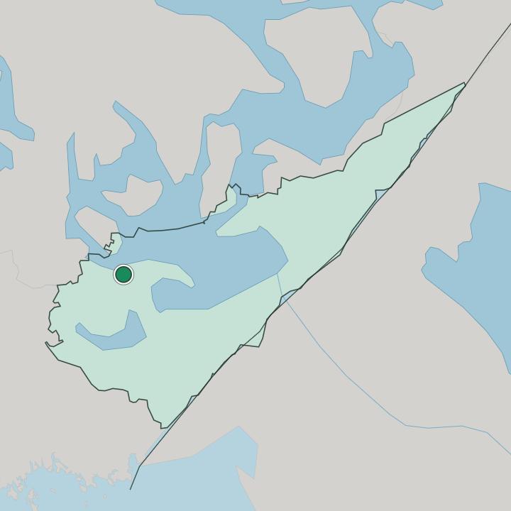 Map showing Savitaipale — In South Karelia Region