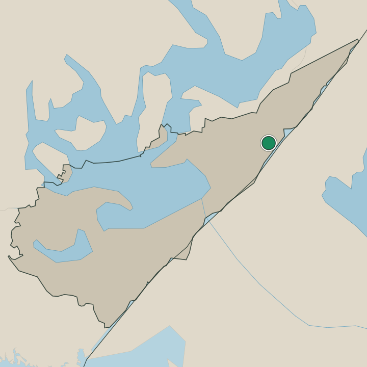 Map showing Simpele in South Karelia Region