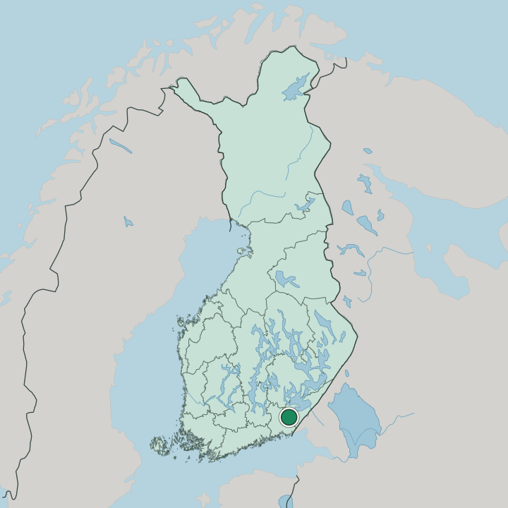 Map showing Taavetti — In Finland