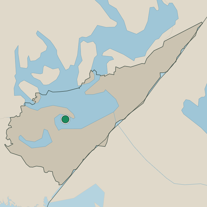 Map showing Taipalsaari in South Karelia Region