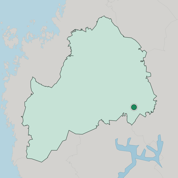 Map showing Ähtäri — In South Ostrobothnia