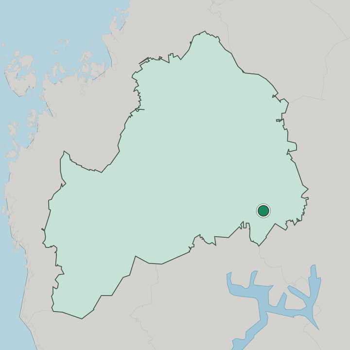 Map showing Ähtäri — In South Ostrobothnia