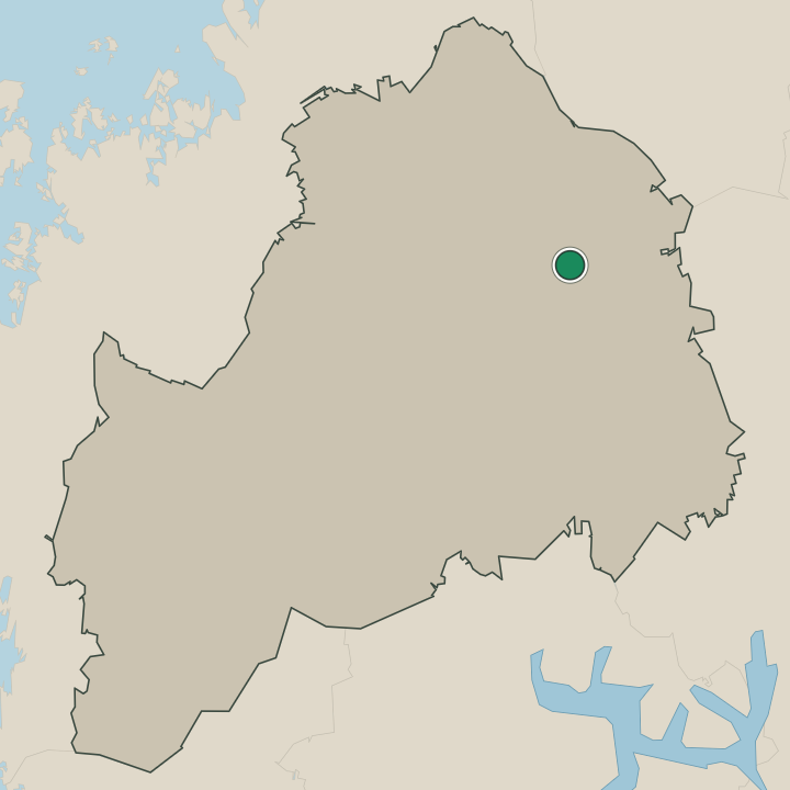 Map showing Alajärvi in South Ostrobothnia