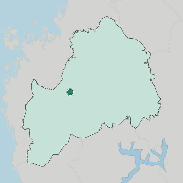 Map showing Ilmajoki — In South Ostrobothnia