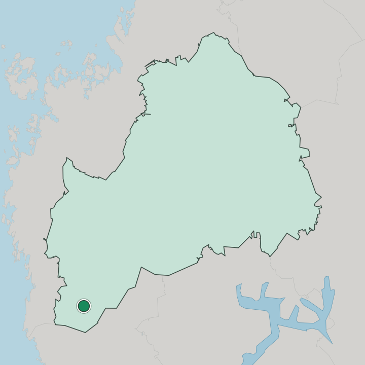 Map showing Isojoki — In South Ostrobothnia