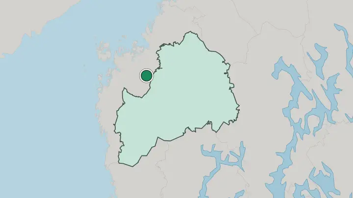 Map of Isokyrö in Finland