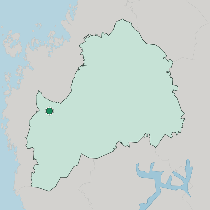 Map showing Jurva — In South Ostrobothnia