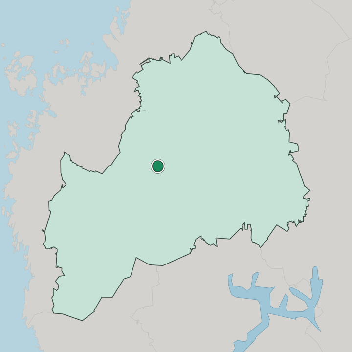 Map showing Seinäjoki — In South Ostrobothnia