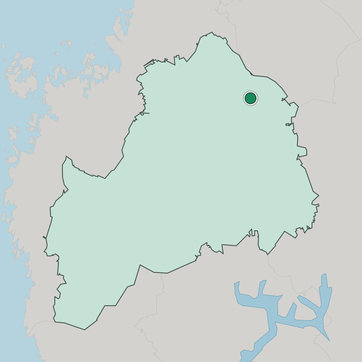 Map showing Vimpeli — In South Ostrobothnia