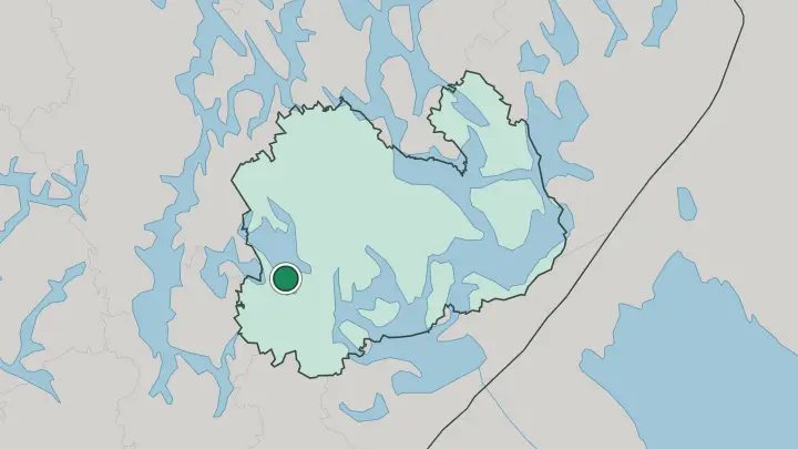 Map of Hirvensalmi in Finland
