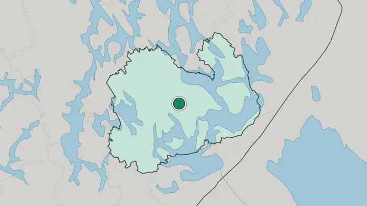 Map of Juva in Finland
