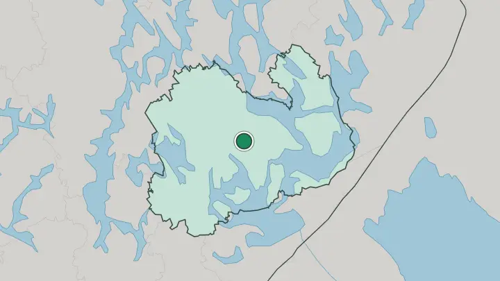 Map of Juva in Finland