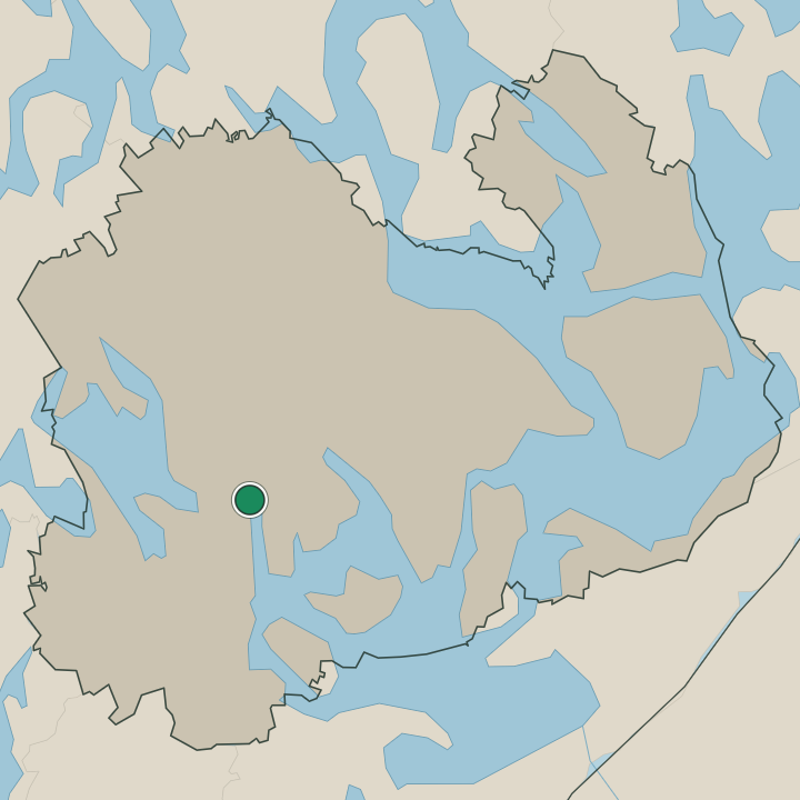 Map showing Mikkeli in Southern Savonia