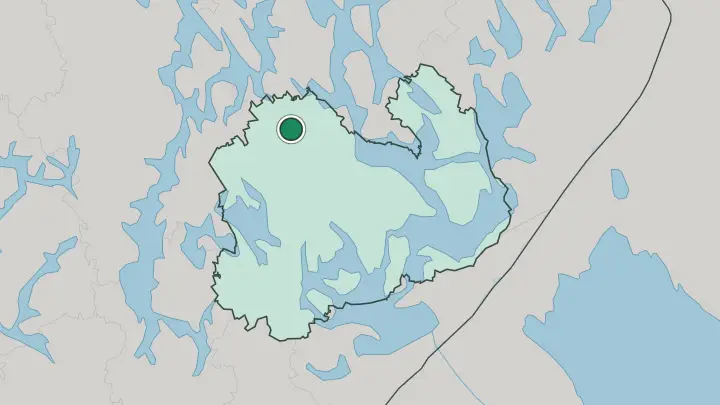 Map of Pieksämäki in Finland